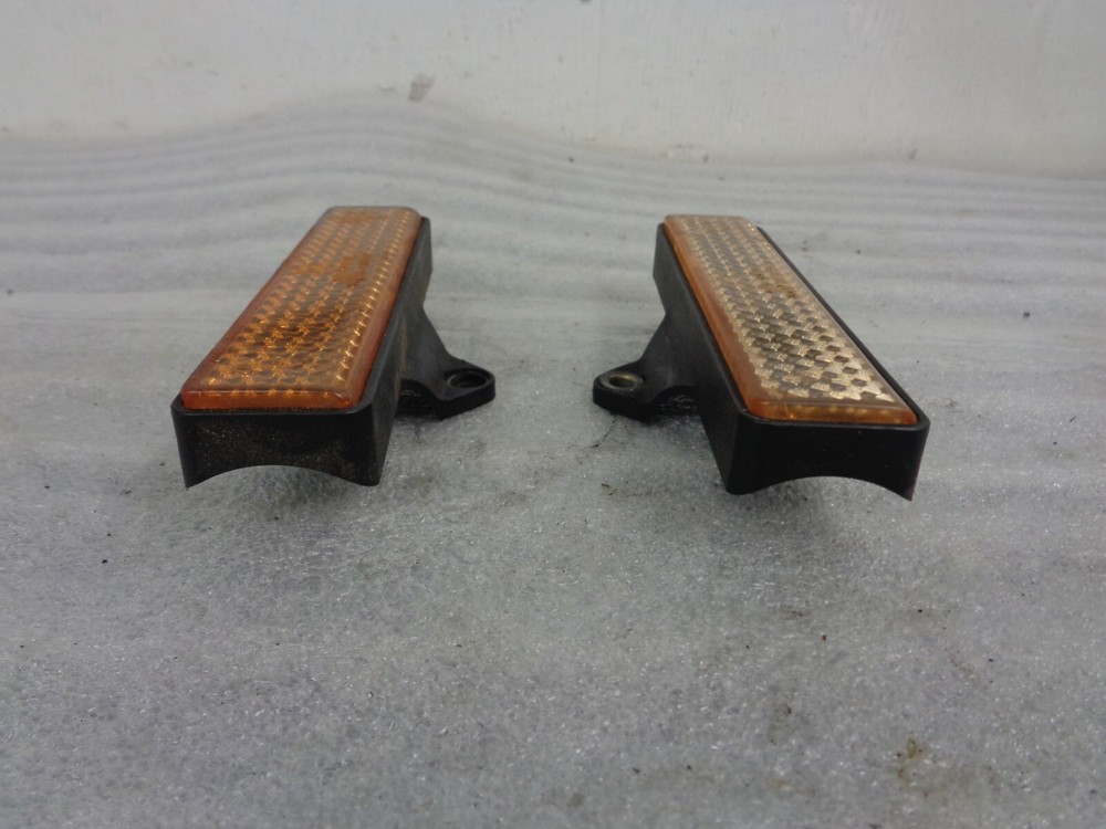 1985 85 BMW K100RT OEM FRONT FORK LEG REFLECTORS