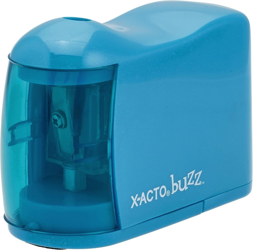 X-ACTO 16758 Buzz Battery Pencil Sharpener, Assorted Colors, 1 Count