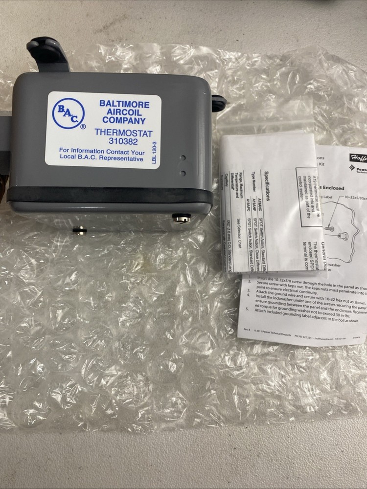 Baltimore Aircoil 310382 Thermostat A19ANC-25 Temperature Controller Switch Part