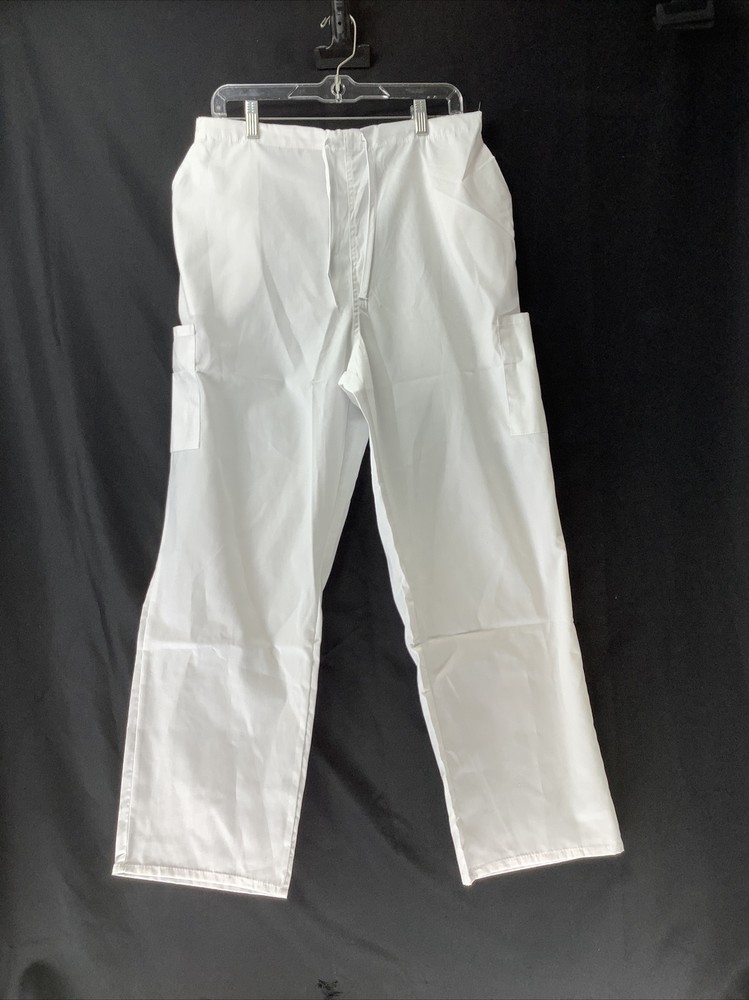 M&M Scrubs White Set Men's Women's Medium