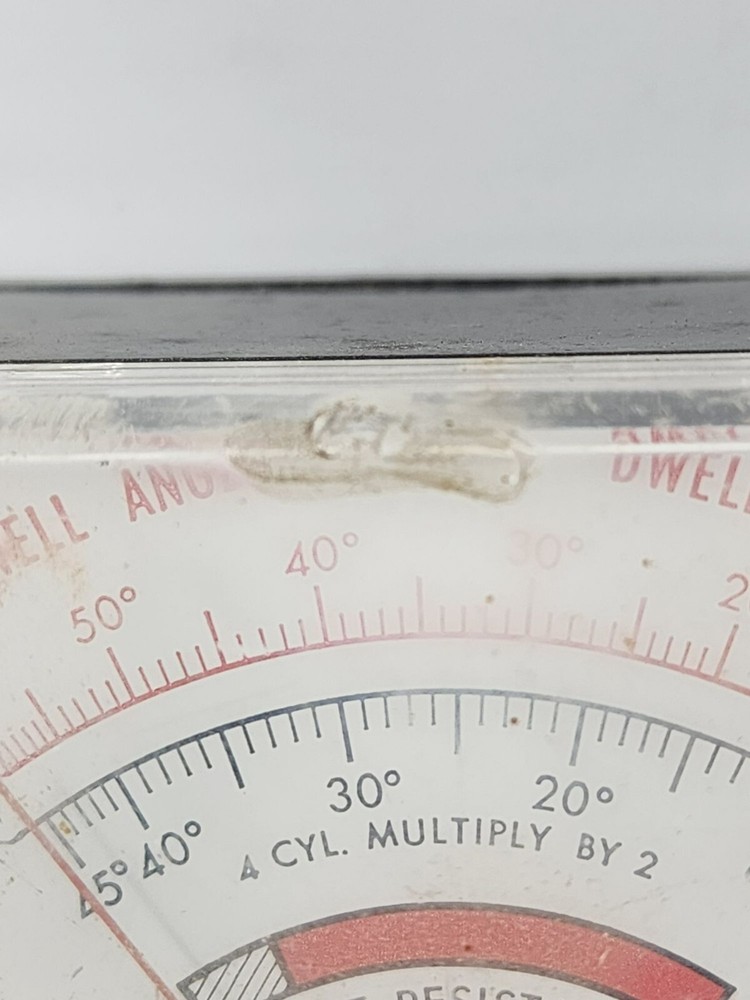 Vintage Model 751 Distributor Tester Dwell Angle & Point Resistance Untested