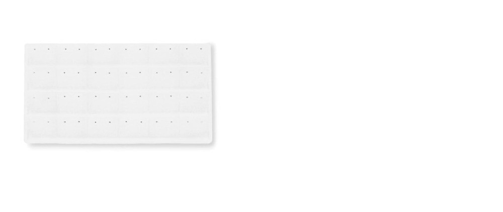 5 White 24 Earring Display Tray Inserts