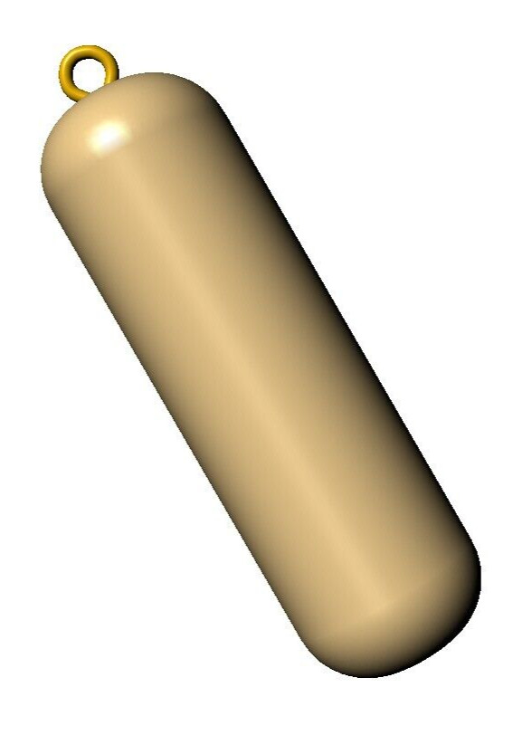 Cod Sinker / Deep Drop Weight Mold 3 LB ( 6 Cavity ) Aluminum CNC