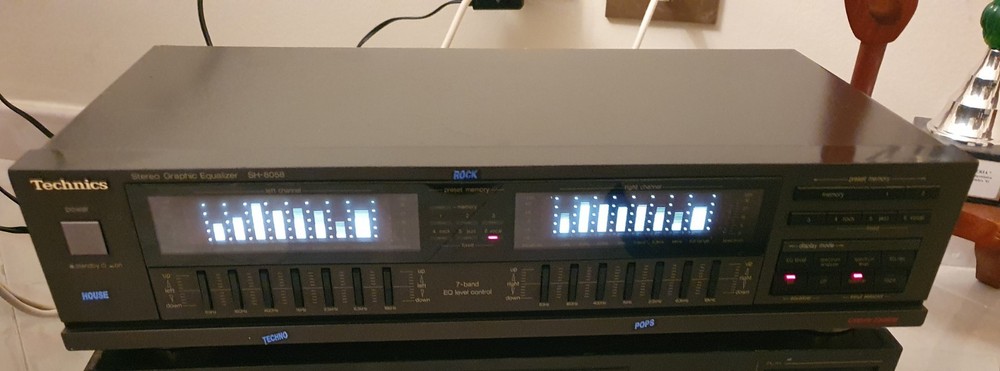 TECHNICS SH 8058 DUAL STEREO EQUALIZER WORKING PERFECTLY