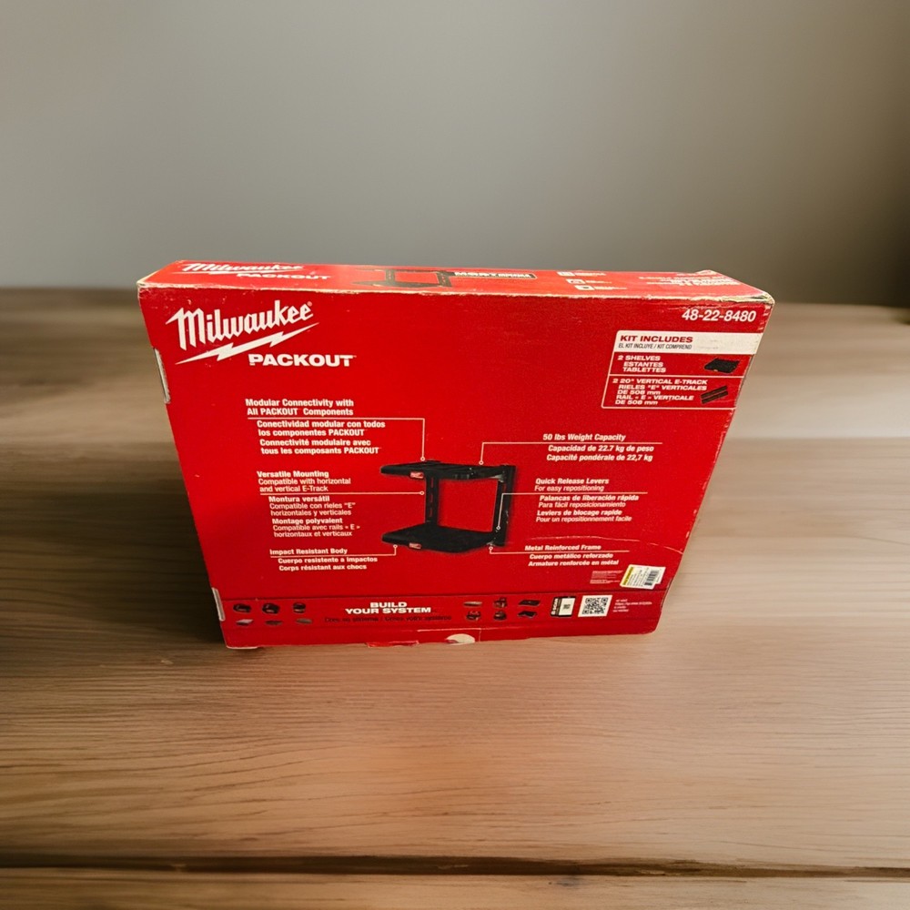 Milwaukee 48-22-8480 Packout 2-Shelf Racking Kit