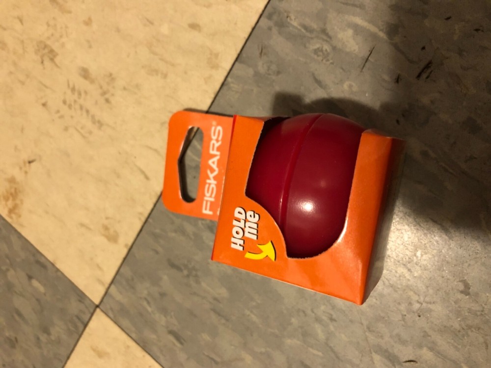 Fiskars Squeeze OR Designer Flip Wedge Sharpener - Pencils & Crayons