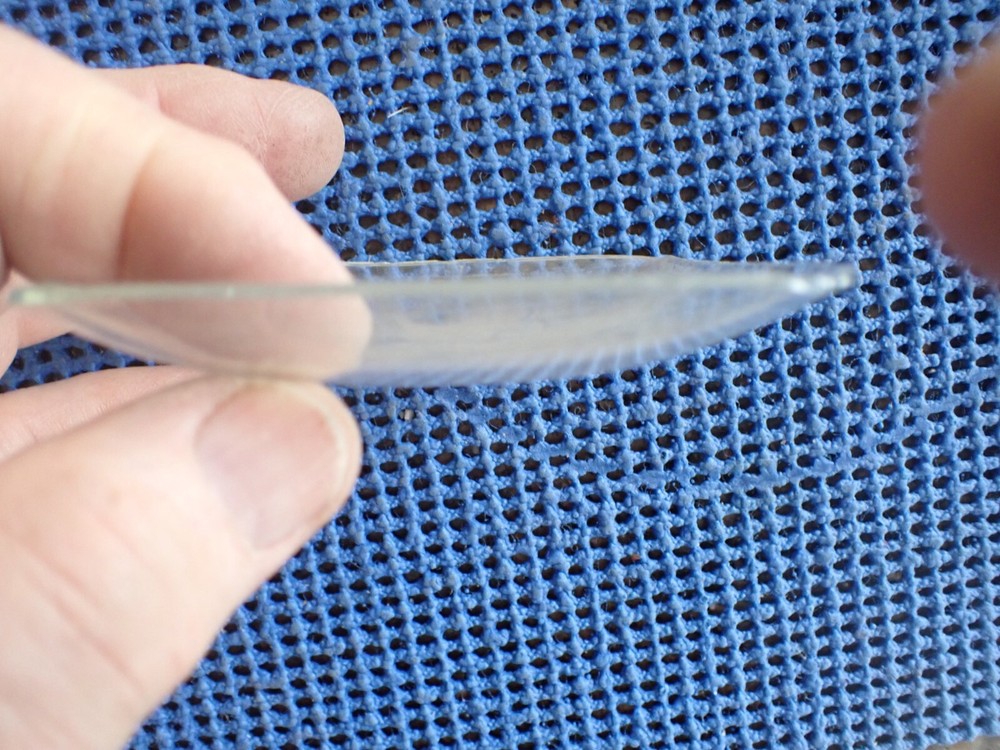 CONVEX RECTANGULAR CLOCK GLASS PART A