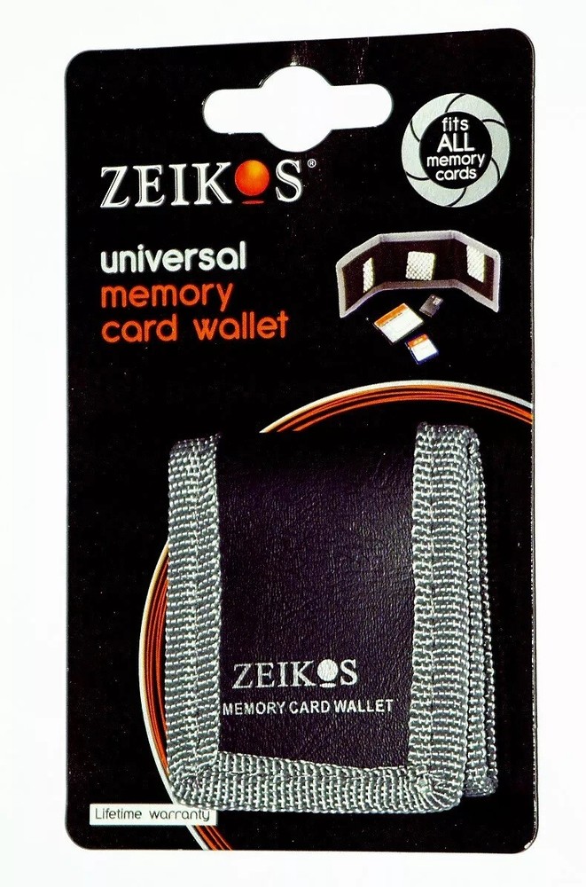 ZEIKOS Universal Memory Card Wallet