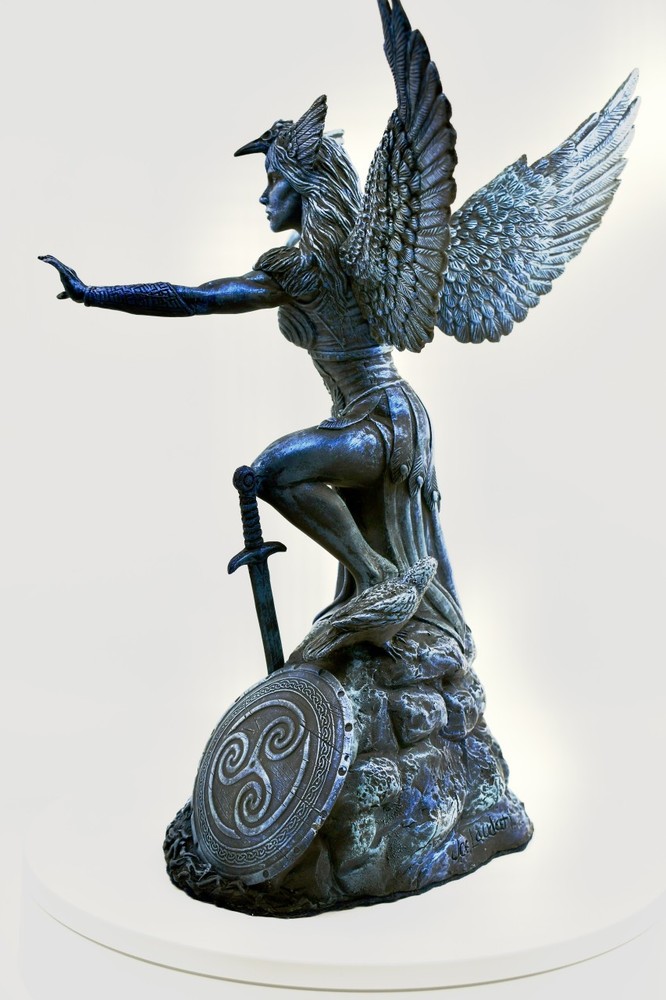 The Morrigan - Hand-cast Statue