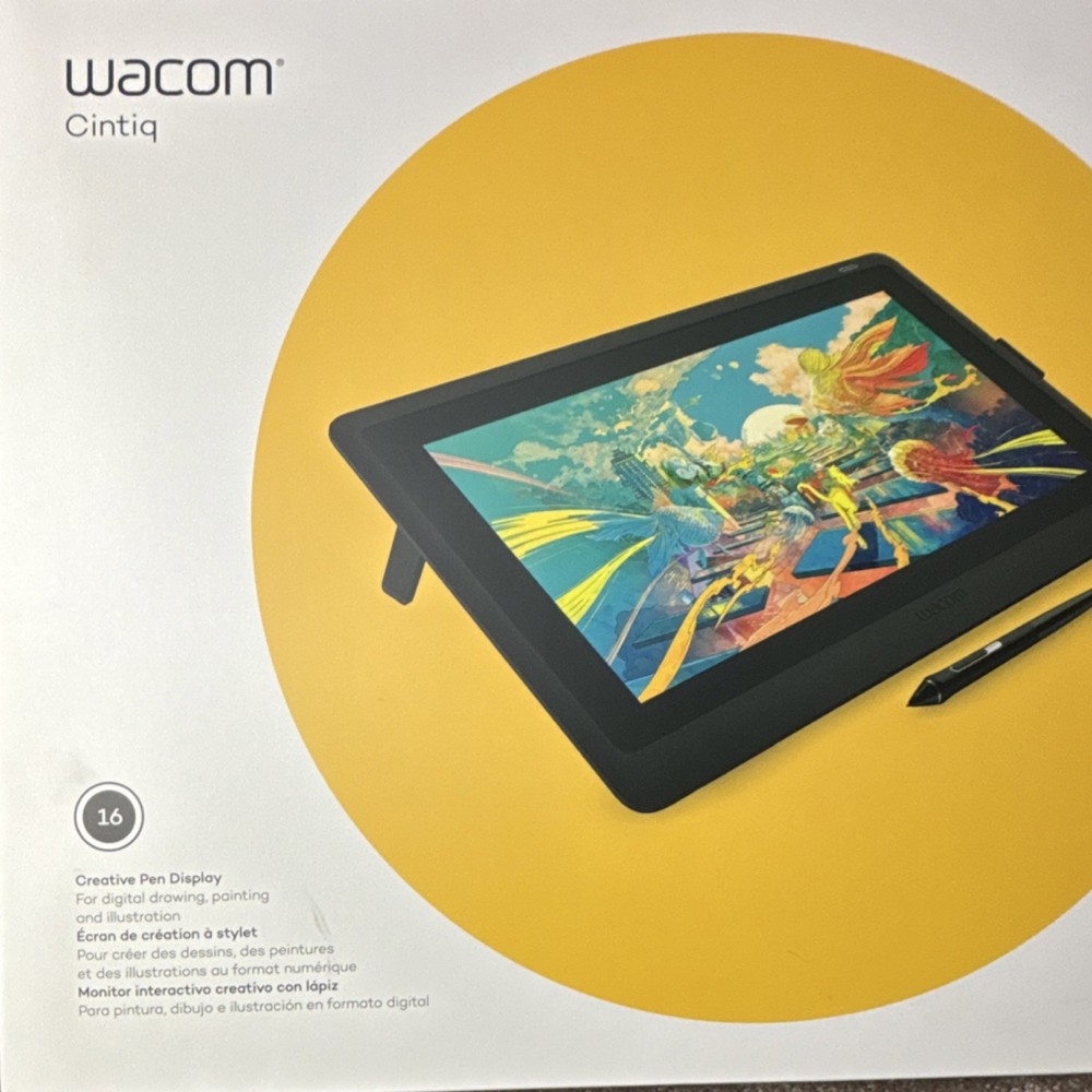 Wacom Cintiq 16 Creative Pen Display Graphics Tablet (UNUSED)