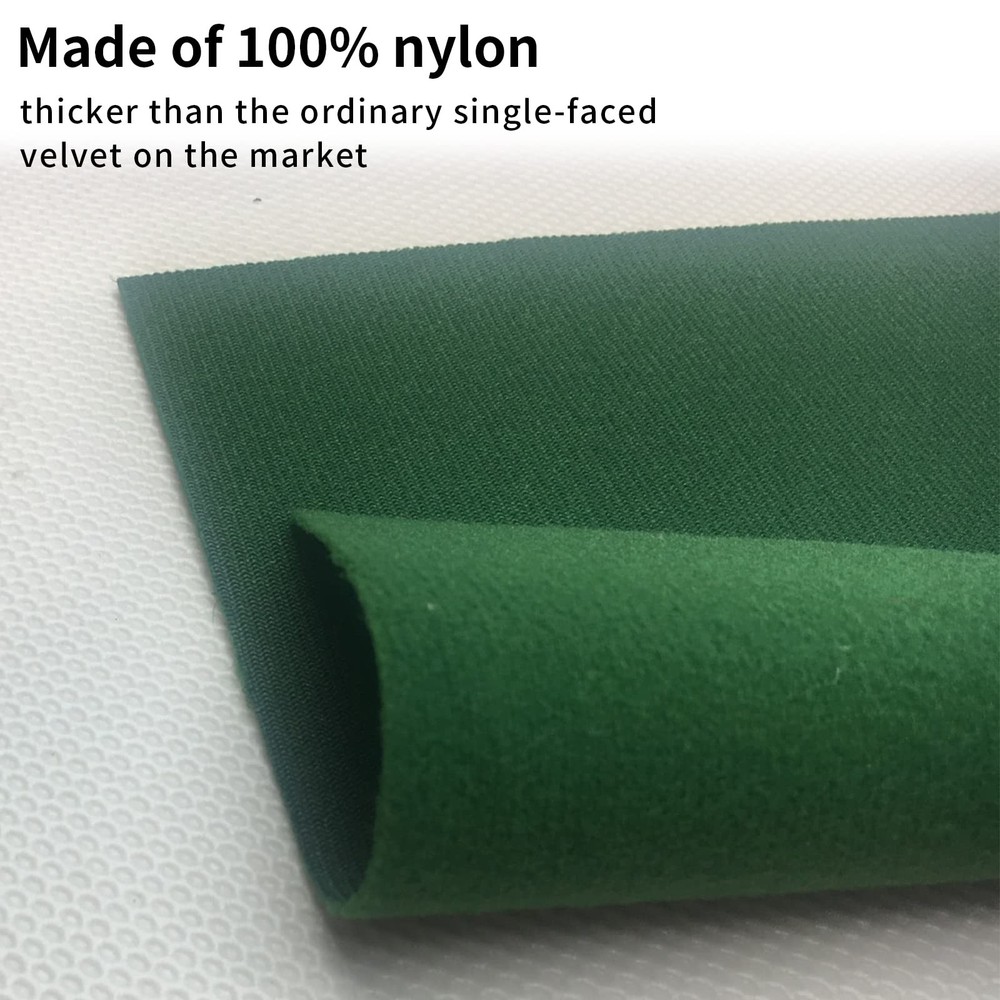 8" Pool Table Felt W/ 6 Cloth Strips, Pre Cut Billiard Table Cloth Felt