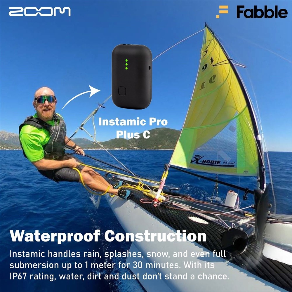 Zoom Instamic Pro Plus C Microphone and Recorder (Stereo/Mono) Bundle