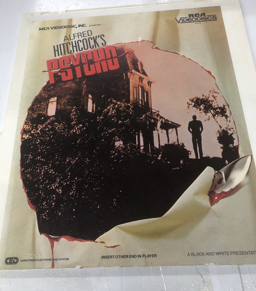 Psycho   RCA  CED Videodisc Movie