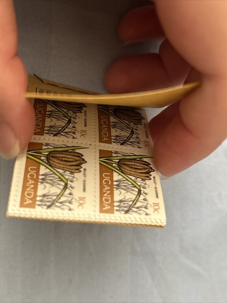 Vintage UGANDA POSTAGE STAMP BOOKLET