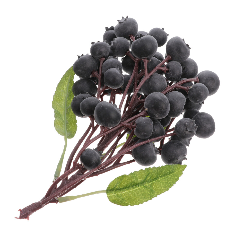 1Pc Artificial Fruit Decor Photography Props Blueberry Picks Artificial