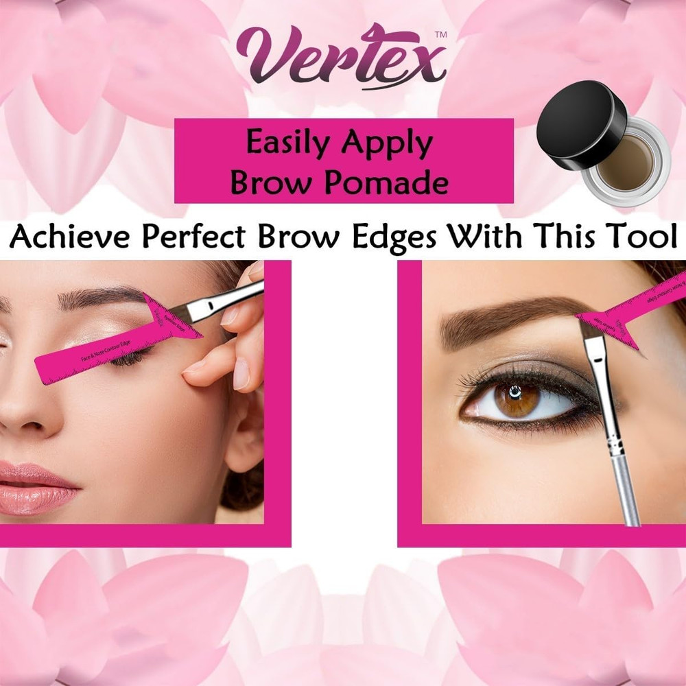 Eyeliner Stencil & Brush Set – Waterproof Tool for Cat Eye & Wing Tips