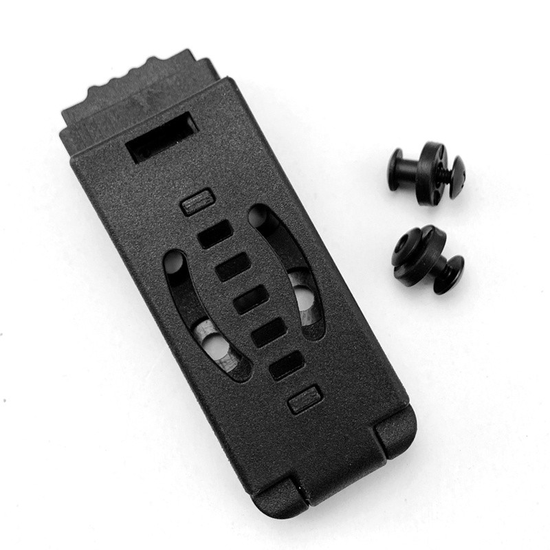 Portable EDC K-sheath retainer clip quick-release belt accessory tool