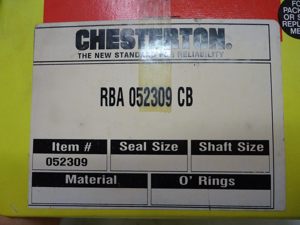 Chesterton RBA 052309 CB Carbon Bushing "new"