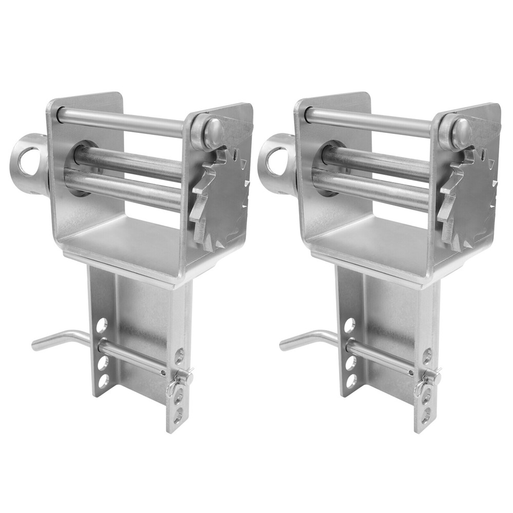 2-Pack Heavy-Duty Trailer Stake Pocket Winch for Safe Cargo Loading