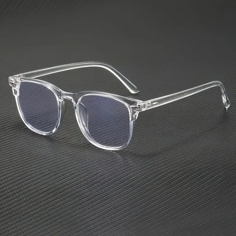 Blue Light Blocking Glasses Clear Square Frame Transparent Computer
