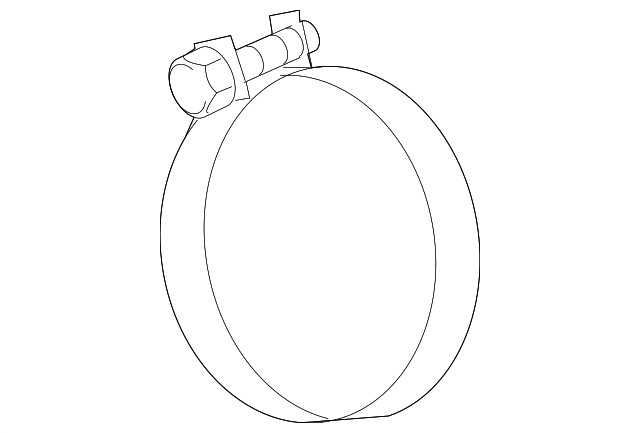 Genuine GM Intermediate Pipe Clamp 86799823