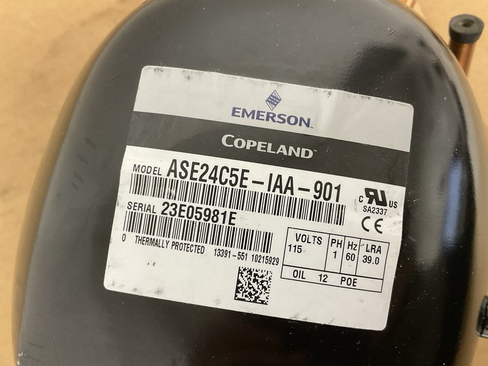 EMERSON COPELAND Compressor ASE24C5E-IAA-901