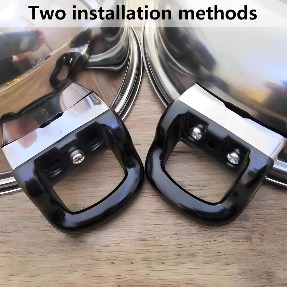 2 Pcs Pot Short Side Handles Replacement Pot Metal Handle Universal Pan Side Han