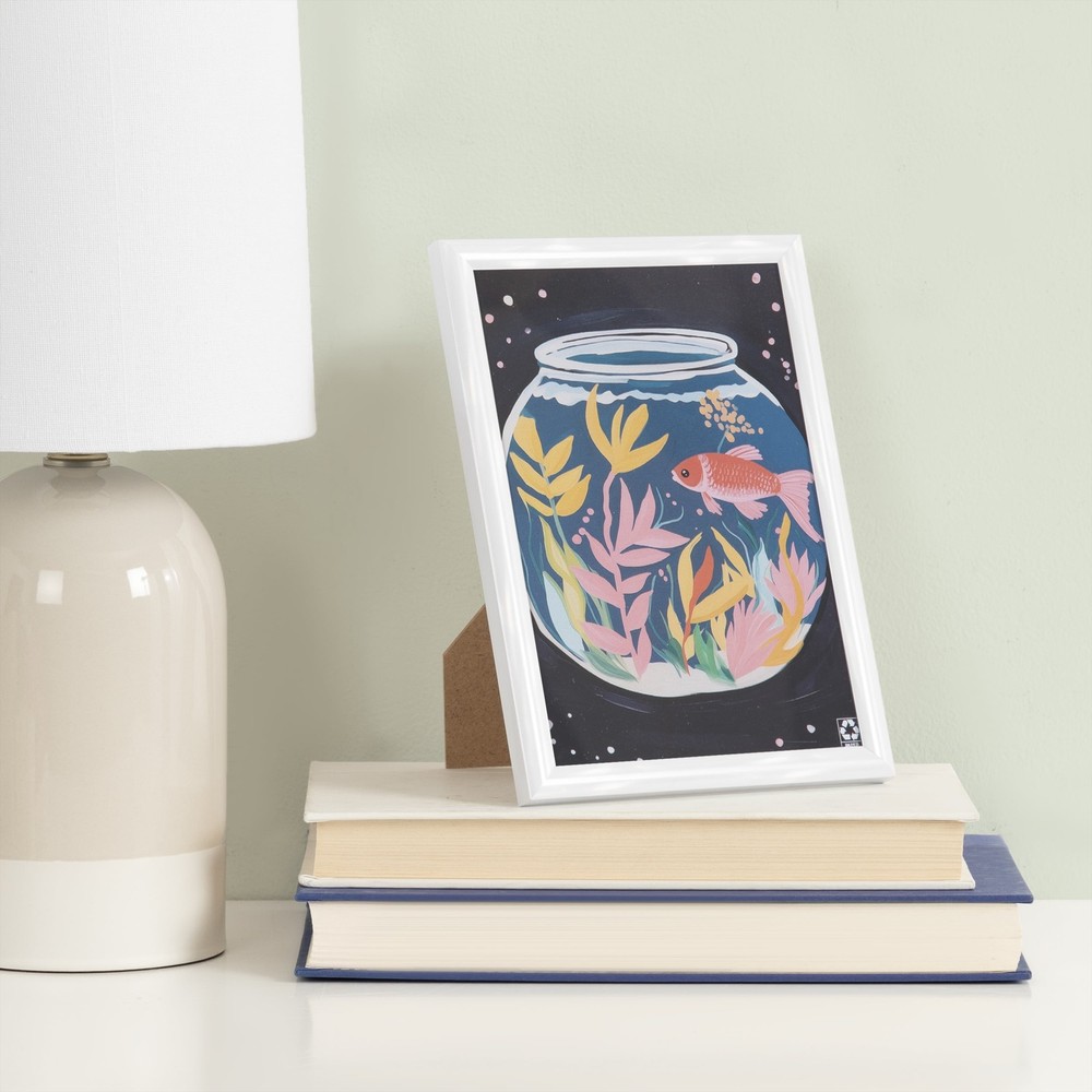 (3 pack) 5x7 Linear Iridescent Decorative Tabletop Picture Frame