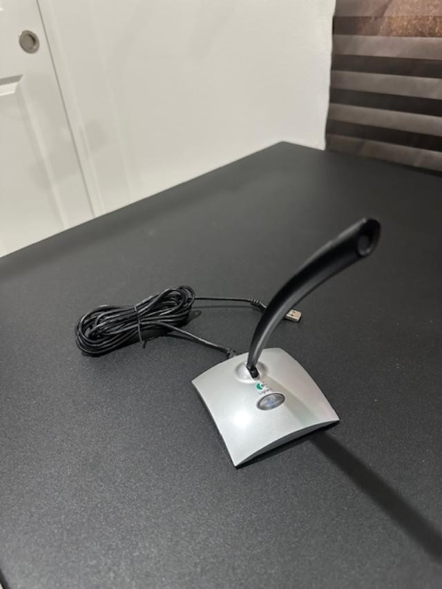Logitech USB Desktop Microphone - Black/Silver - Tested