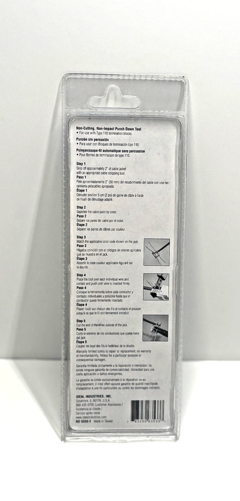 Ideal 110 Style Punch Down Tool 35-185