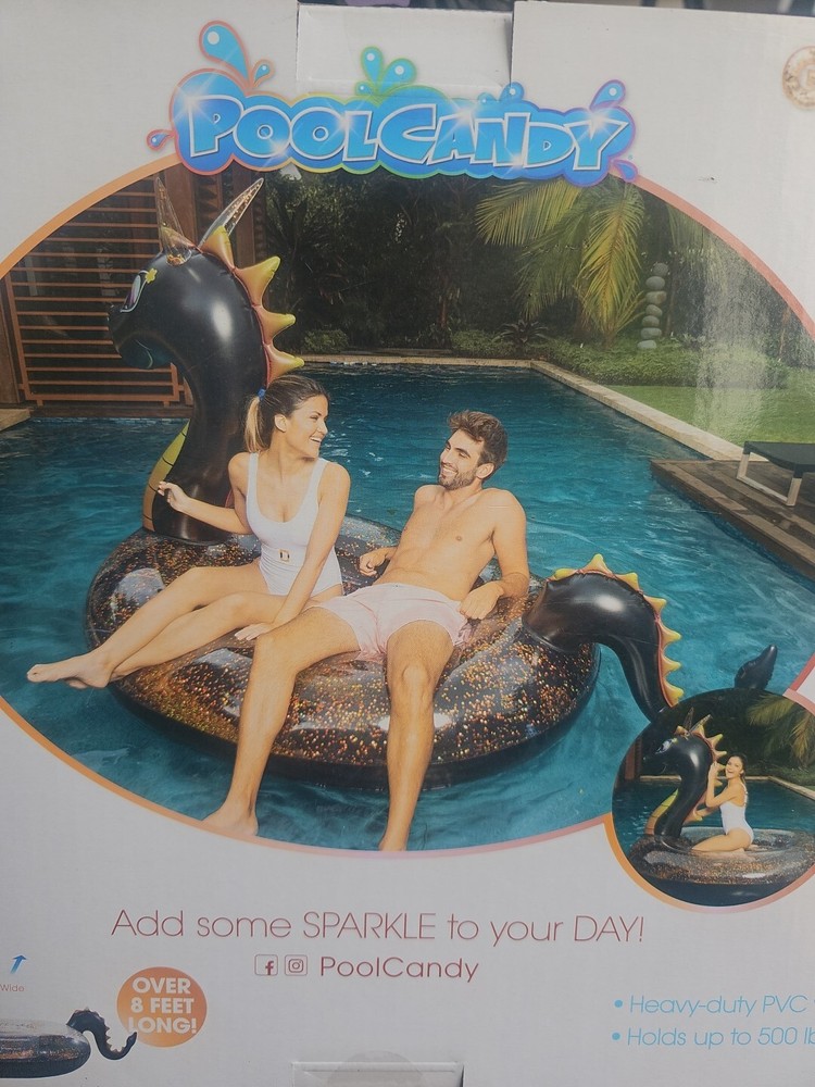 PoolCandy Glitter Dragon Gigantic pool raft