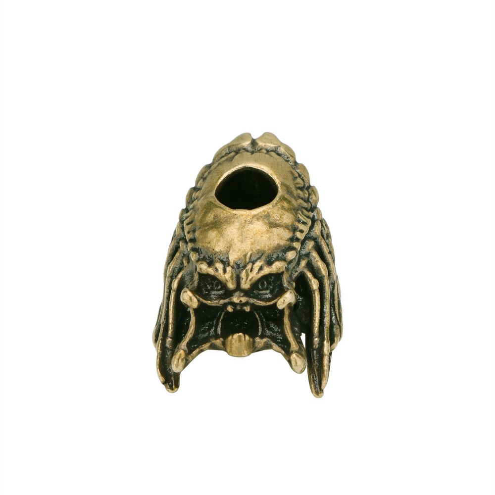Solid Brass Helmet Pendant Figurine Small Statue Home Ornament Figurines