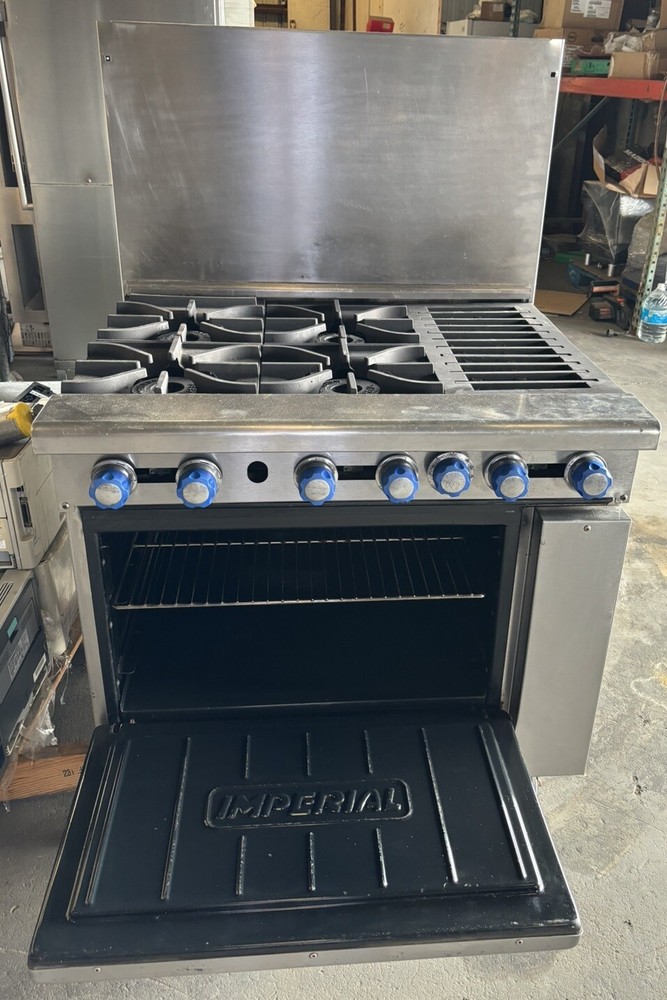 Imperial Range Pro Series IR-G36 36" Nat. Gas Griddle Range Standard Oven