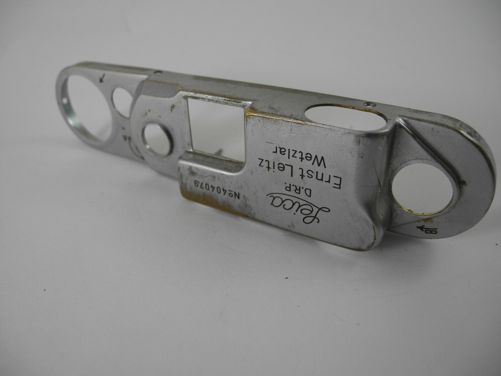 LEICA IIIC OR IIC RED DIAL TOP PLATE ORIGINAL REPLACEMENT PART NICE SHAPE