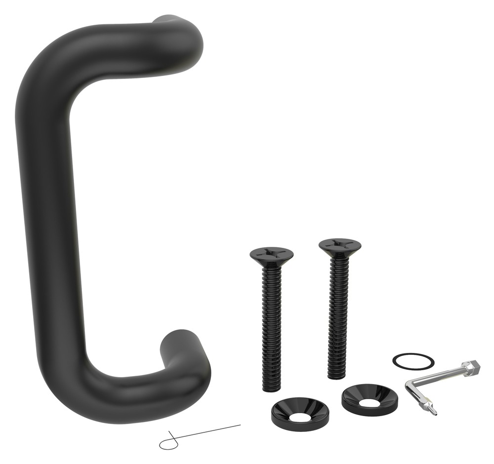 CRL M174810B 8" Oil Rubbed Bronze Solid Offset Pull Handle