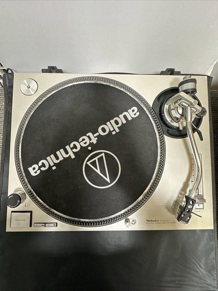 Technics SL-1200MK2 DJ Turntable - Silver Tested Working No Lid