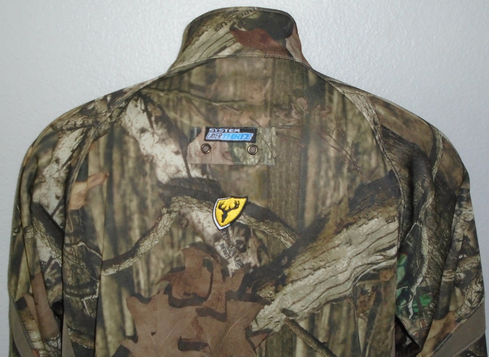Scent Blocker Trinity Technology Camouflage Hunting Full Zip Jacket Men Large