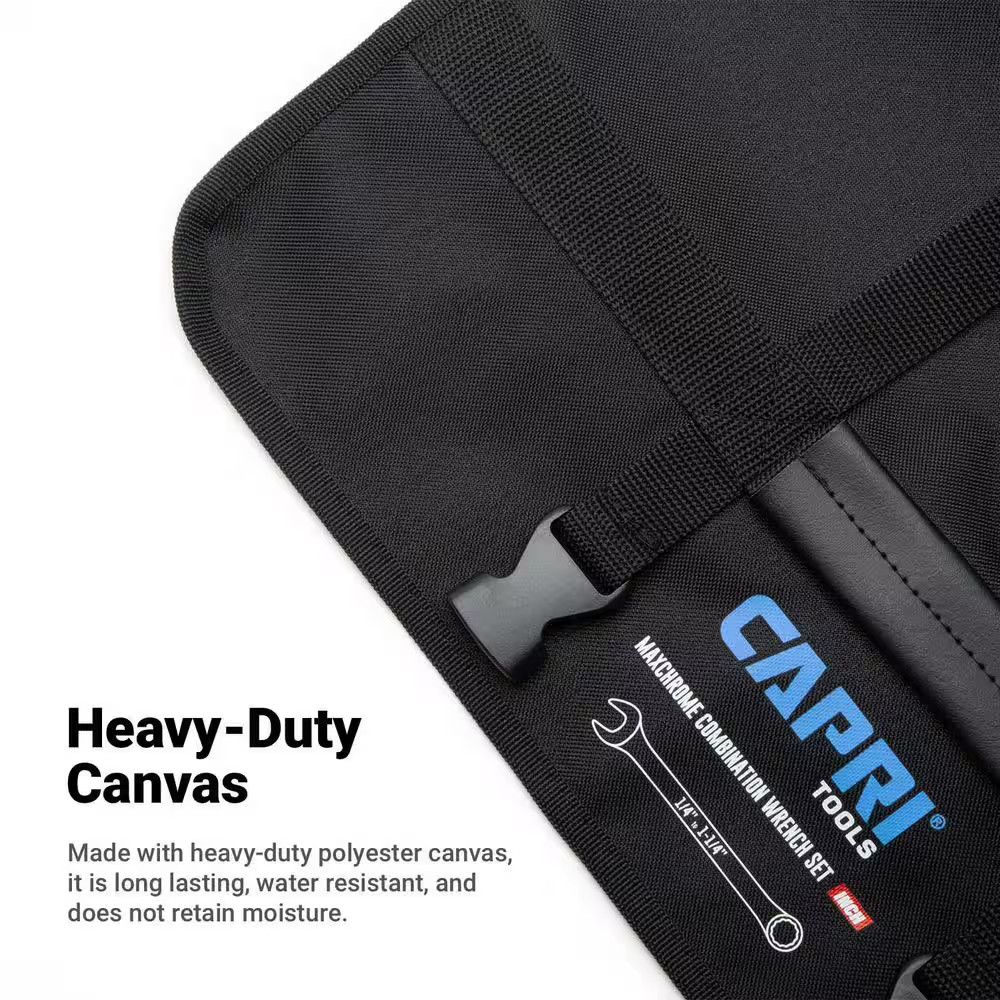 SAE Wrench Roll up Pouch (17-Pocket)