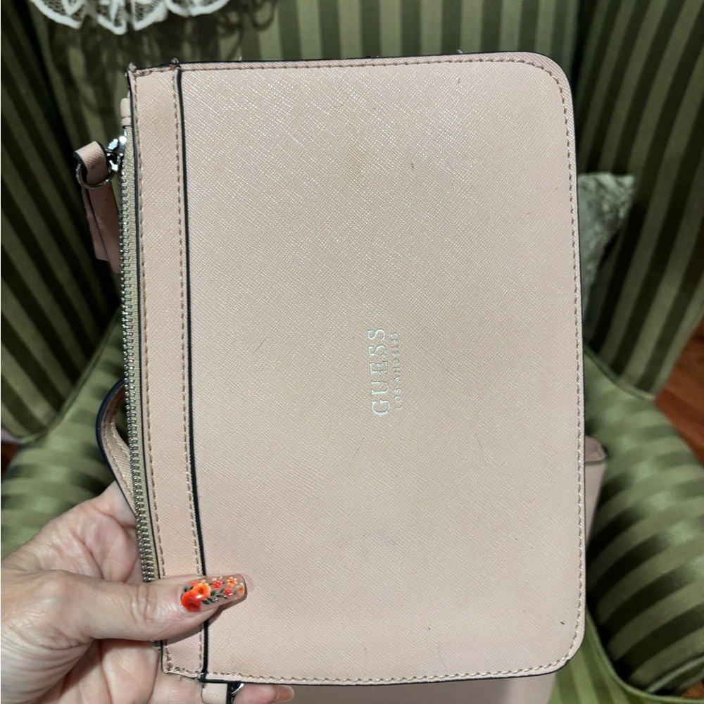 GUESS Y2K Light Pink Tote Bag