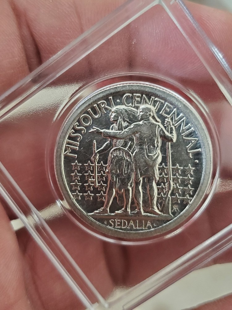 1921 Missouri silver half dollar Commemorative Uncirculated