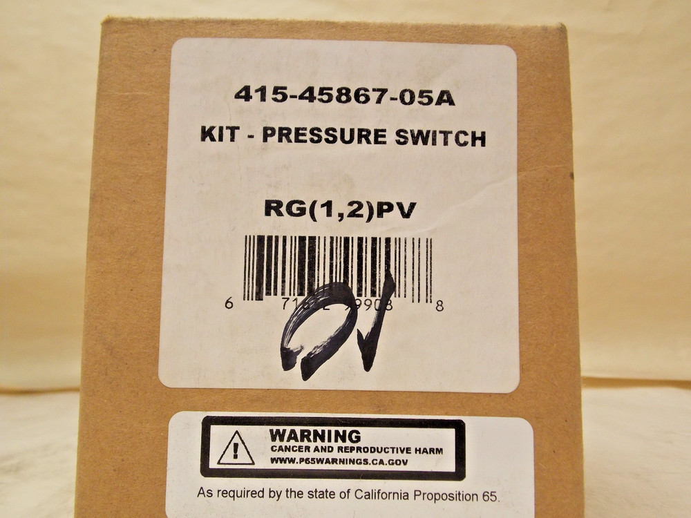 Bradford White 415-45867-05 Water Heater Pressure Switch