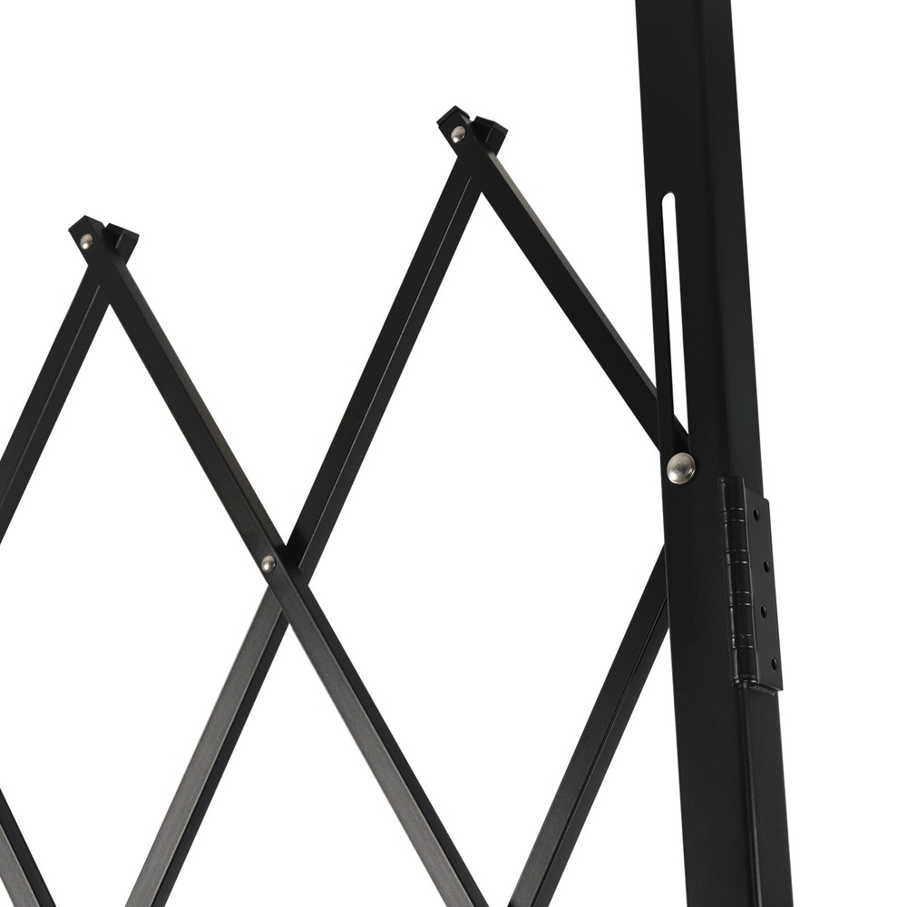 360° Rolling Barricade Gate Folding Security Gate Expanding Security Door 2.2*2m