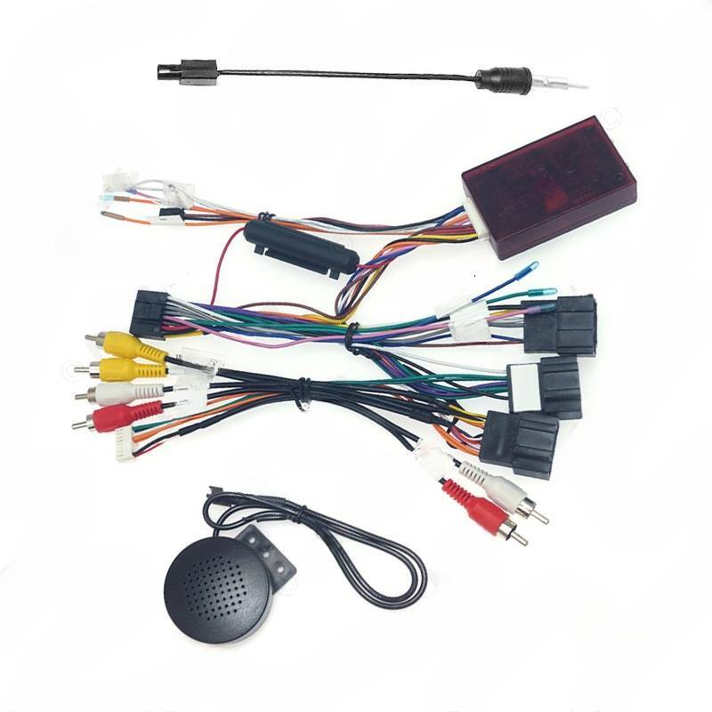 for Chevrolet Silverado Android large screen navigation power cord protocol box