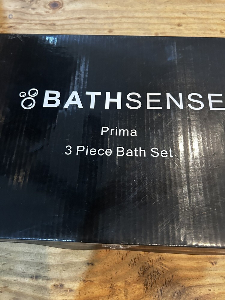Bathsense Prima Bathroom Set 3 Pieces Bathroom Essentials Slate Gray