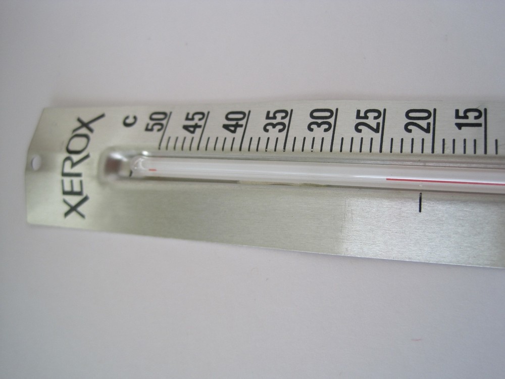 XEROX Thermometer 6.5" Aluminum