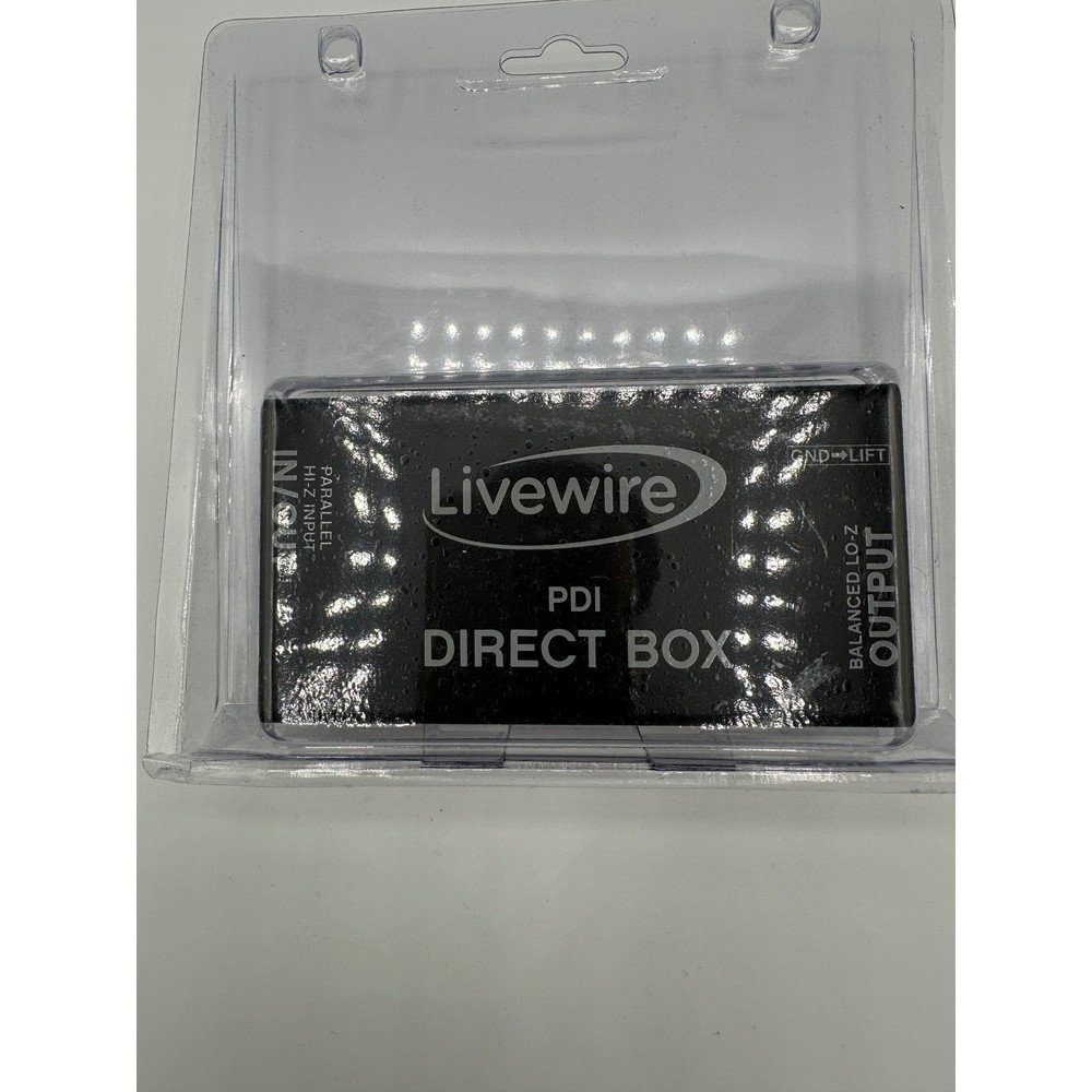 Livewire PDI Direct Box Passive Shielded Audio Interface