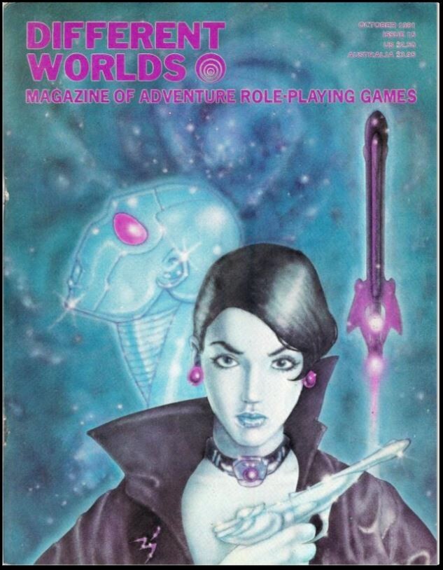 DIFFERENT WORLDS RPG MAGAZINE 30 Classic Issues On USB Flash Drive