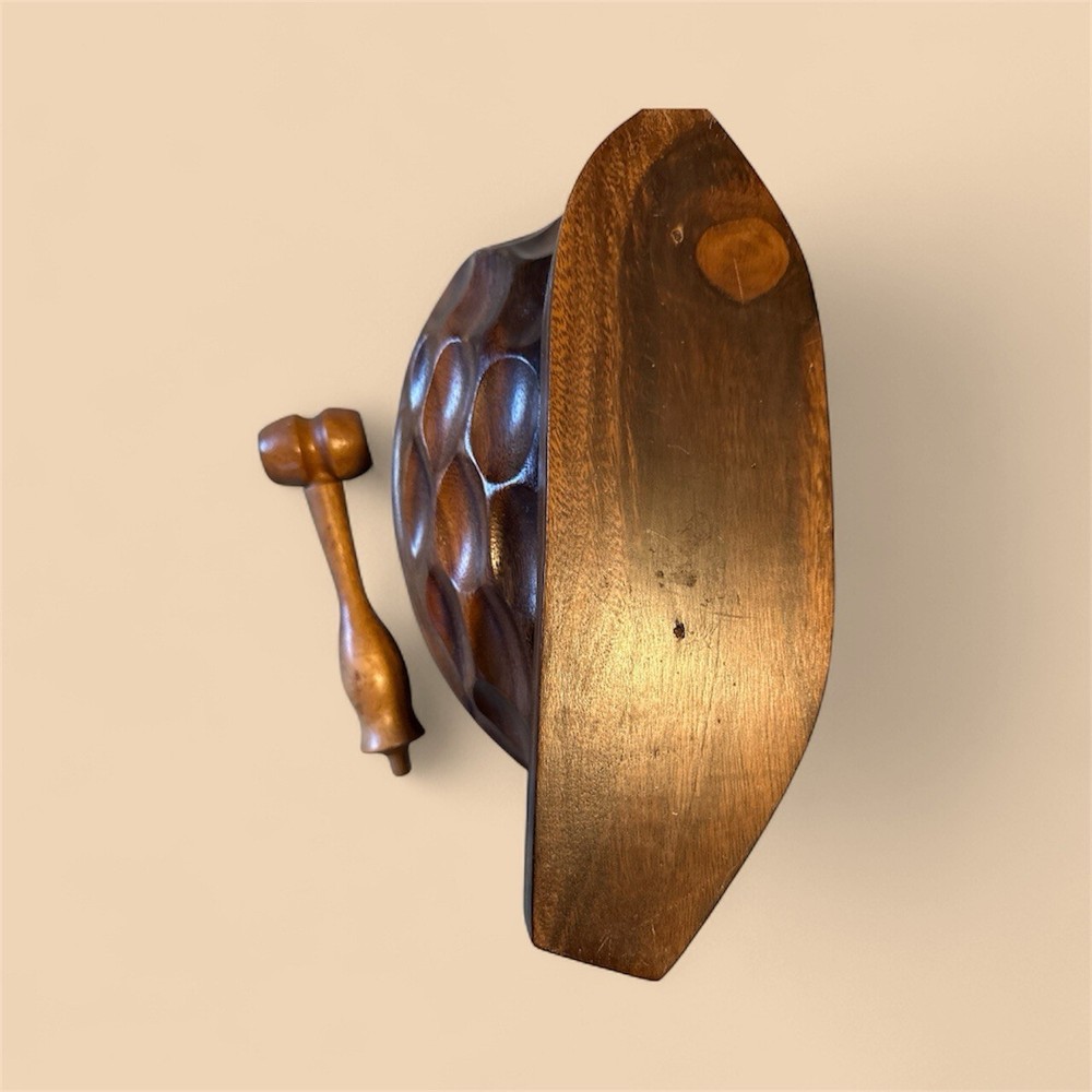 Vintage Extra Large Walnut Shape Nut Bowl Nutcracker