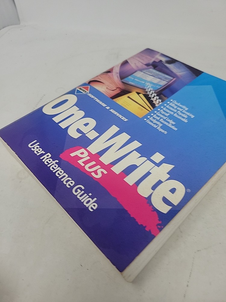 Nebs One-write Plus User Reference Guide Software And Services Manual
