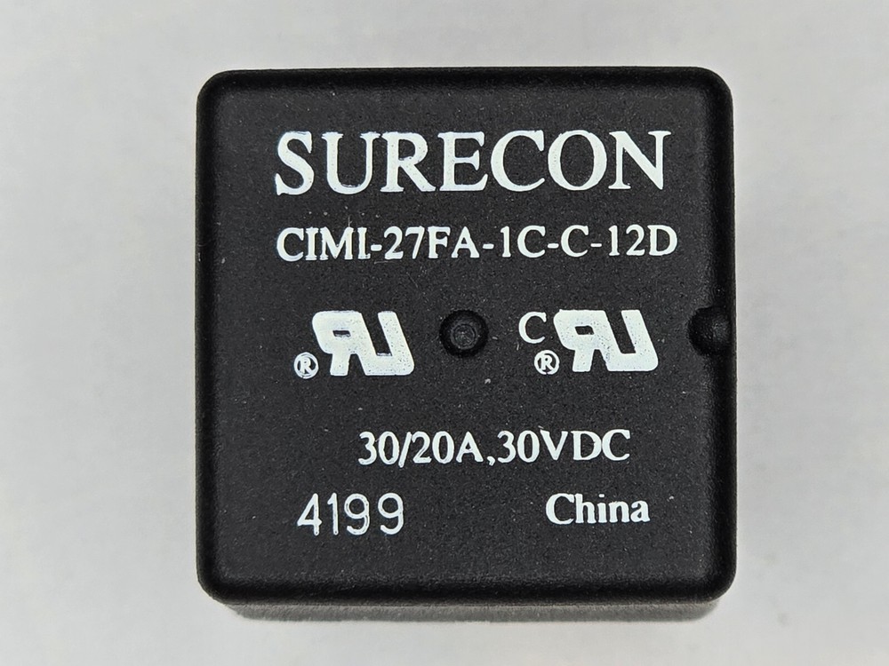 2PCS MULTIPURPOSE CAR RELAY CIMI-27FA-1C-C-12D